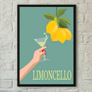 Axyaa Lemon Canvas Poster for Modern Home, Bar, Cafe Decor