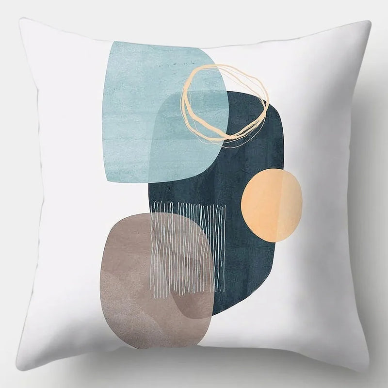 Axyaa Abstract Art Pillowcase: Parent-child Gift, Home Decor Square Cushion Cover