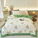 Axyaa Winter Quilt: Double-sided Kids Dorm Quilt Core, Thick Double Quilt