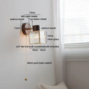 White Ceramic Axyaa LED Wall Lamp for Home Decoration & Stair Light Fixture