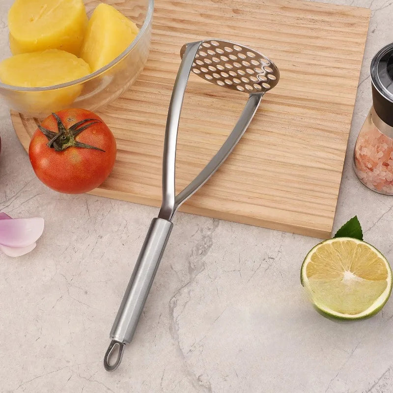 Axyaa Stainless Steel Mud Press Masher Juicer Crusher Fruit Tools for Kitchen