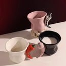 Axyaa Creative Pepper Handle Ceramic Mug for Coffee Lovers