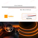 Axyaa LED Acrylic Strip: Cuttable, Flexible Decorative Car Interior Lamp