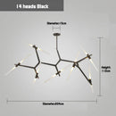 Nordic Branch LED Chandelier, Gold Luxury Lighting for Home Decor - Axyaa