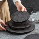 Axyaa Honeycomb Ceramic Cake Plate Sushi Steak Molecular Cuisine Tableware