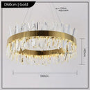 Axyaa Modern Crystal Chandelier Pendant Lights for Stylish Home Decor
