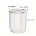 Axyaa Rice Bucket: Large Capacity, Insect-Proof, Moisture-Proof Storage Box
