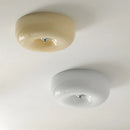 Axyaa Franch Cream Glass Ceiling Lamp Downlight for Living Room and Bedroom