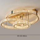 Axyaa Crystal Chandelier | Luxury Living Room Pendant Light | Bedroom Ceiling Lamp