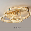 Axyaa Crystal Chandelier Pendant Light for Living Room Bedroom Ceiling, Luxury Indoor Lighting