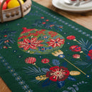 Axyaa Snowflake Table Runner Tassel Jacquard Decorative Living Room Dining Cover