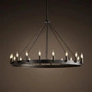Axyaa Industrial Retro Iron Pendant Lamp LED Chandelier for Home and Hospitality