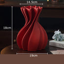 Axyaa Ceramic Vase Plant Pot Floral Vases Room Decor Aesthetic Ornaments