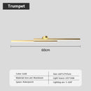 Axyaa Black Gold LED Ceiling Light 60/80cm Modern Living Room Bedroom Decor Lighting