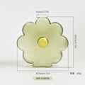 Axyaa Clear Glass Hydroponic Flower Vase for TV Cabinet Decor