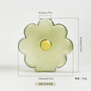 Axyaa Clear Glass Hydroponic Flower Vase for TV Cabinet Decor