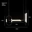 Axyaa Nordic LED Pendant Lamp, Luxury Living Room Lighting