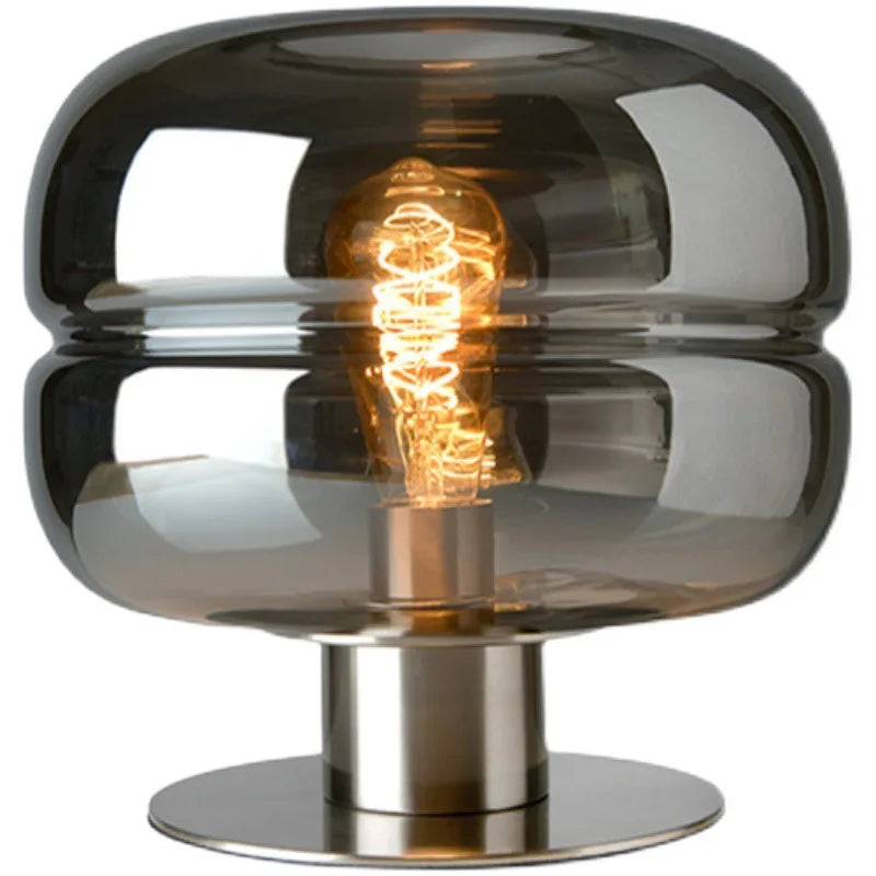 Axyaa Luxury Scandinavian Bedside Table Lamp - Modern Minimalist Design