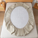 Axyaa Ultrasonic Waterproof Mattress Protector Embroidered Fitted Sheet
