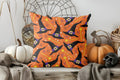 Axyaa Halloween Skull & Bone Pattern Pillow Cover for Sofa Bedroom Car