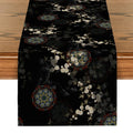 Axyaa Floral Fan Pattern Table Runner – Farmhouse Wedding Party Decoration