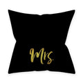 Axyaa Golden Black Pattern Decorative Cushion Cover 45*45CM for Home Sofa Car