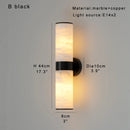 Axyaa Marble & Copper Wall Lamp for Modern Luxury Living Room & Bedroom.