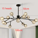 Axyaa Crystal Luxury Chandelier for Living Room, Bedroom, Dining Room - Indoor Lighting
