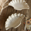 Axyaa Ceramic Glaze Deep Plate Cold Dish Hotel Specialty