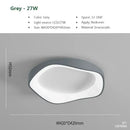 Axyaa Modern LED Ceiling Lights - Cream Black White Grey Wooden Flower Shape