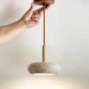 Stone Pendant Light LED Island Restaurant Bedroom Livingroom Commercial Home Decor by Axyaa