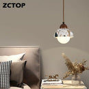 Axyaa Marble Pendant Lamp - Nordic Chandelier for Bedroom, Living Room, Restaurant