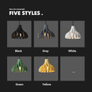 Axya Modern Macaron Resin Pendant Lamp for Restaurant Living Room Chandelier