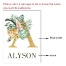 Safari Animal Custom Name Wall Art Prints by Axyaa for Kids Room Decor