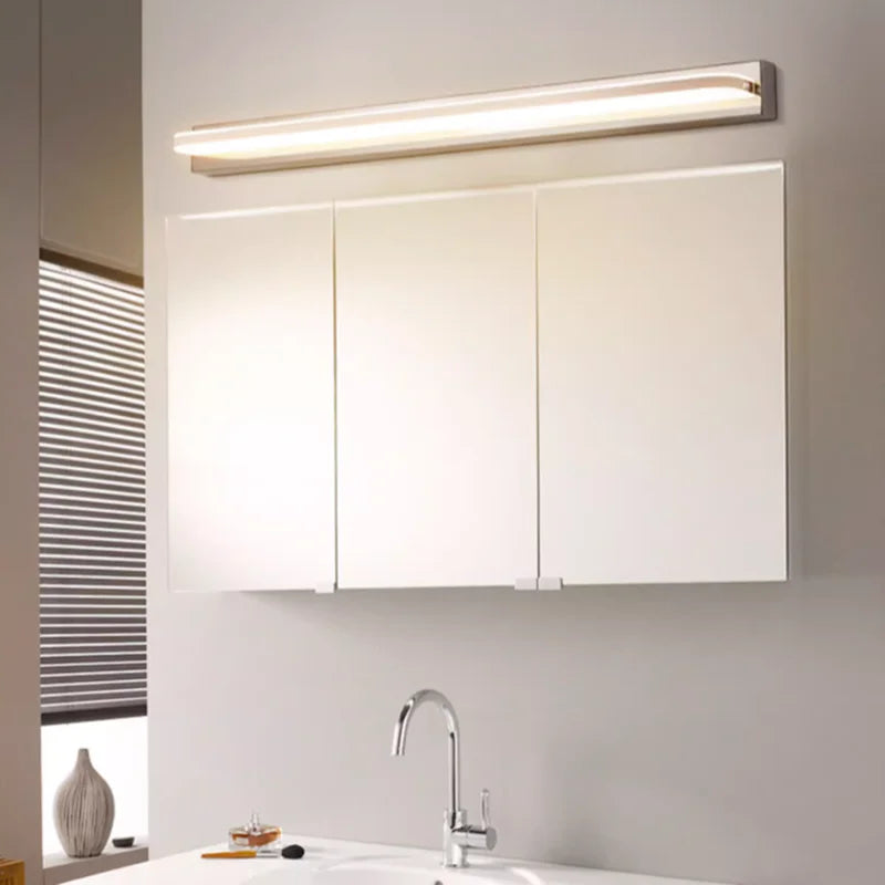 Axya Modern Mirror Wall Lamp with LED Light for Bathroom and Bedroom