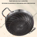 Axyaa Stainless Steel Honeycomb Cookware Set - Non-Stick Frying Pan, Wok, Soup Pot & Lid