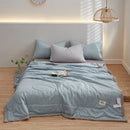Axyaa Summer Cool Quilt | Japanese Washed Cotton | Single & Double Sizes | Lightweight