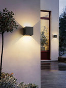 Axyaa Outdoor/Indoor Aluminum Cube LED Wall Lamp Waterproof IP65 Surface Mounted