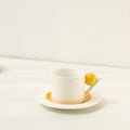 Axyaa Geometric Ceramic Coffee Cup Set