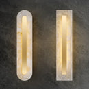 Axyaa Marble Copper Wall Lamp: Luxury Art for Hotel Bedroom, LED Indoor Lighting