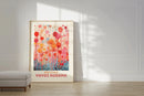 Yayoi Kusama Landscape Canvas Poster - Axyaa Infinite Love Wall Art Prints