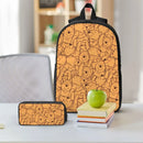 Axyaa Winnie Pooh Backpack Set with Lunch Box, Pencil Boxes for Kids