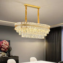 Crystal Living Room Chandelier by Axyaa | Luxury Pendant Light for Dining Room & Ceiling