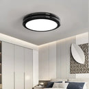 Axyaa Modern Minimalist Round LED Ceiling Lights in Black