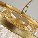 Axyaa Modern Crystal Chandelier Ceiling Lamp Contemporary Luxury Light for Home Dining