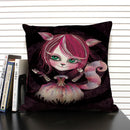 Axyaa Mermaid Linen Cushion Cover for Living Room Sofa Decoration