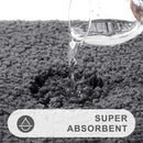 Axyaa Shaggy Soft Bath Rug 60x150 - Absorbent & Non-Slip Large Bathroom Mat