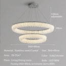Luxury Crystal Pendant Chandeliers with LED Lights by Axyaa