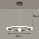 Axyaa Nordic Dining Room Pendant Light Chandelier for Living Room