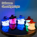 Axyaa RGB Ghost Night Light for Kids - Rechargeable Halloween Themed Lamp